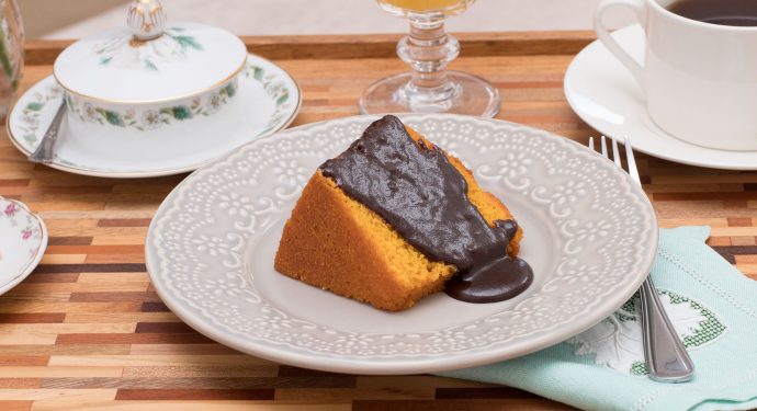 bolo de cenoura sem açúcar