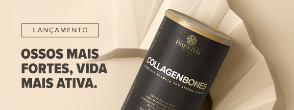 Collagen Bones - Suporte avançado para nutrição dos ossos, com cálcio marinho.