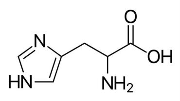 molécula de histidina