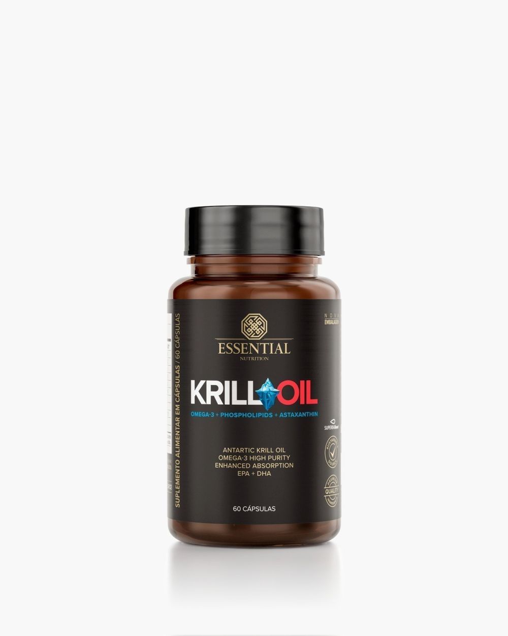 Krill Oil em cápsulas Ômega3 + Astaxantina Essential