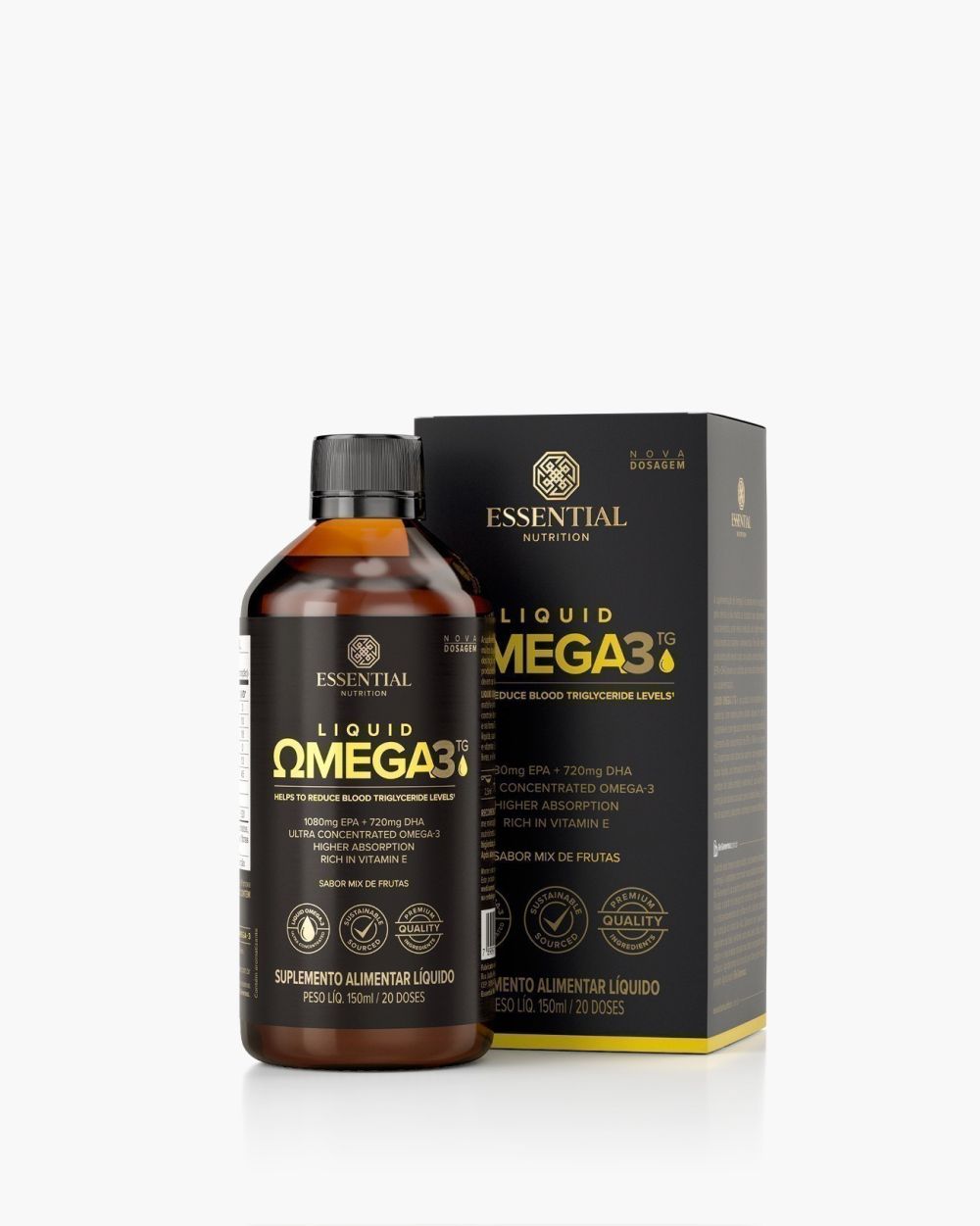Liquid Super Omega3 TG Ômega3 líquido sabor Mix de Frutas